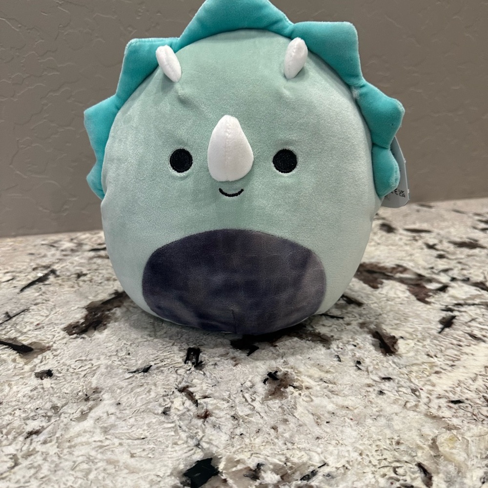 Kellytoy Stuffed Dinosaur Plush - Mint and Teal
